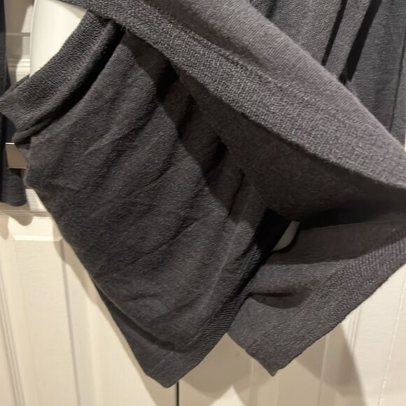 Matthildur Charcoal Grey Royal Alpaca Wrap Sweater Size M - Picture 5 of 15